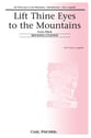 Lift Thine Eyes to the Mountains SSA choral sheet music cover